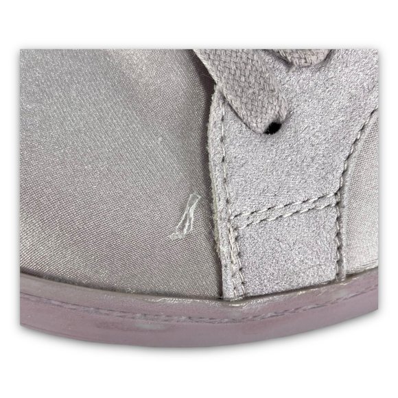 Call It Spring Ferrawet Sneakers Satin Low Top Lace Up Lavender Women 7 - Picture 10 of 11